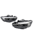 2017-2020 BMW serii 4 F32 F33 LCI M3 F80 M4 F82 Ikon Reflektory biały żółty 6 pinów RHD-14