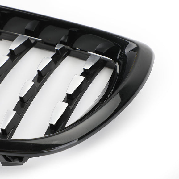 2002-2005 BMW Série 3 E46 320d/318i/320i/330d/325i/330i Berline/Touring Grill Noir/Chrome Diamant Calandre