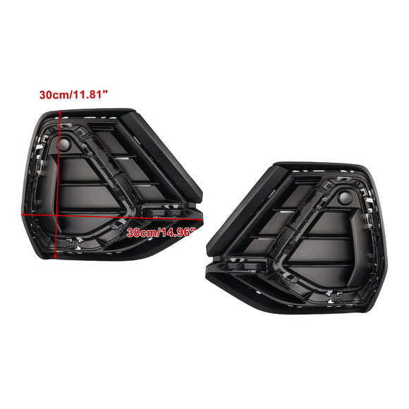 2019–2022 Audi Q3 Sline unterer Grill, 2 Stück, schwarze Frontstoßstange, Nebelscheinwerfer-Grill-Abdeckung