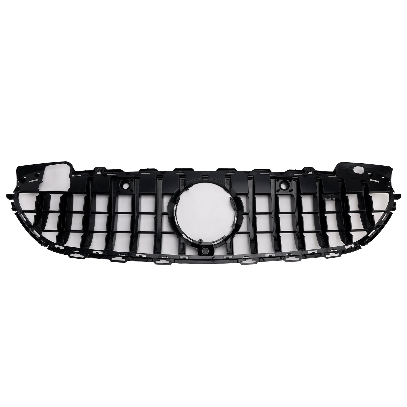 Parrilla de parachoques delantera estilo GT-R cromada compatible con Mercedes Benz W206 Clase C Amg Line 2022-2023