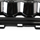 2012-2016 Audi A4/A4 Sline/S4 B8.5 Calandre avant noire en nid d'abeille de style RS avec emblème en anneau argenté-8