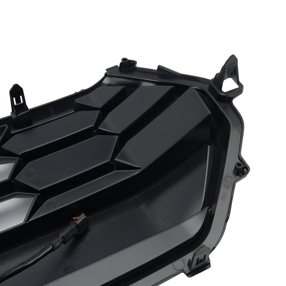 Griglia nera della griglia del paraurti anteriore Toyota Tacoma 2024-2026 con barra luminosa<lAMP>Luce LED