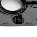 Cubiertas de luz antiniebla delantera estilo panal RSQ3 para Audi Q3 2013-2015 negro brillante-9