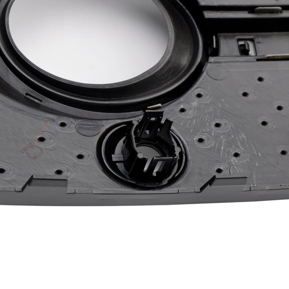 Cubiertas de luz antiniebla delantera estilo panal RSQ3 para Audi Q3 2013-2015 negro brillante