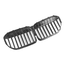 2019-2022 BMW 7 Series G11 740i/750i/740e xDrive Front Grill Single Slat Grille Gloss Black Grill-11