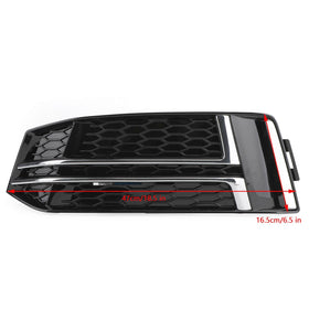 2016–2018 Audi A4 B9 S-Line/S4 Paar Front Nebelscheinwerfer Abdeckung Stoßstange Grill 8W0807681F 8W0807682F Generisch - 0
