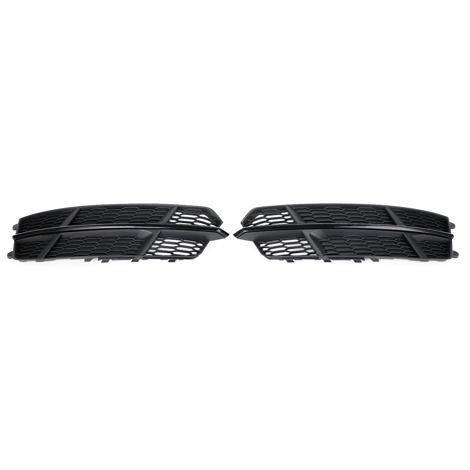 Audi A6 C7 S-Line Bumper 2016-2018 Front Bumper Lower Grille Grill Matt Black 4G0807681AN 4G0807682AN Generic