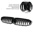 Grade preta brilhante 51138072085 da grade do rim cabem BMW série 3 G20 2019-2022-5