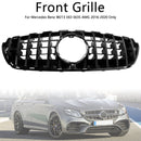 Mercedes Benz Clase E 2016-2020 W213 Parrilla delantera AMG E63 E63S GT en negro brillante, estilo Panamericana-3