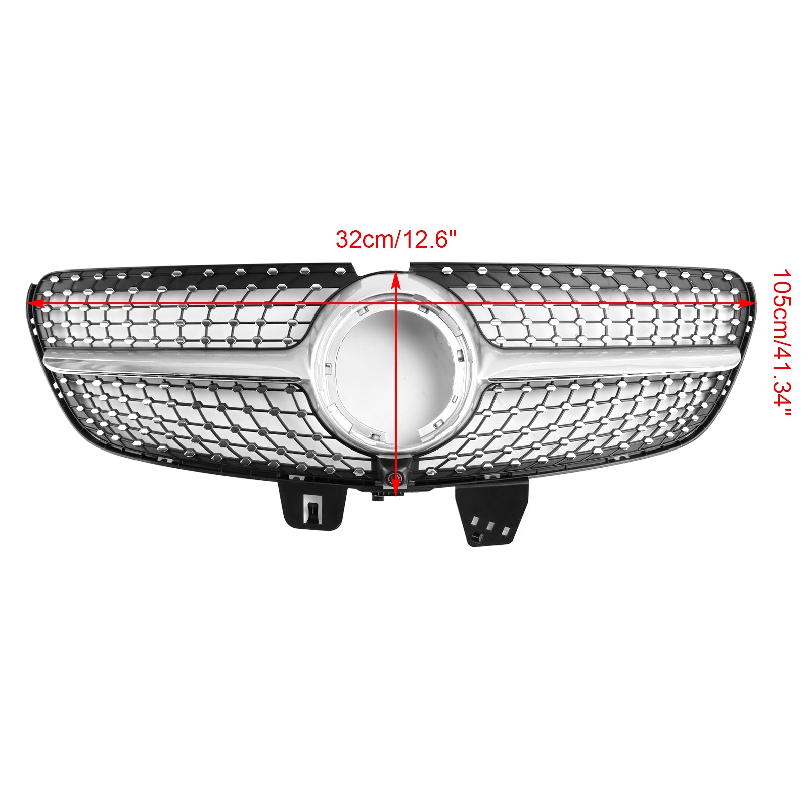 Rejilla de repuesto para parrilla delantera superior tipo diamante Mercedes Benz Clase V W447 V220d/250d/300d/250 2019.4-2023 - 0