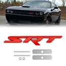 Emblema SRT da grade dianteira vermelha para carregador Challenger SRT Emblema decalque vermelho/cromado/preto-1