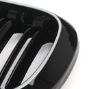 Doppellatten-Frontstoßstangen-Nierengitter, passend für BMW X5/X6 F15 F16 2013–2018-4