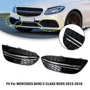 Mercedes-Benz Classe C 2015-2018 W205 Base Sedan 2058850723 Tampa do Farol de Neblina Dianteiro em Formato de Colmeia-8