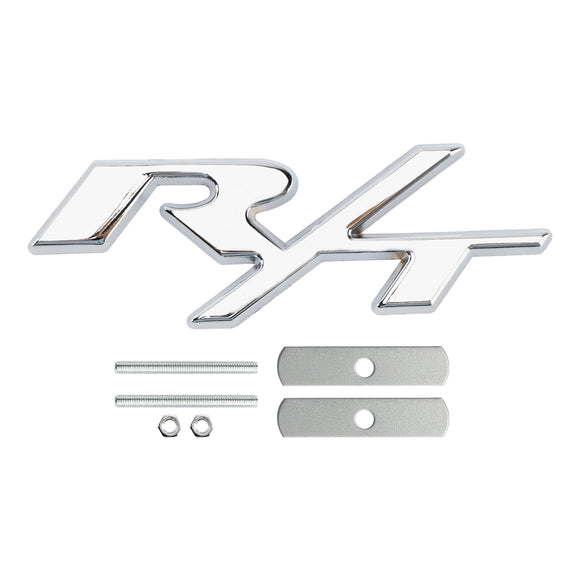 R/T-badge voorbumpergrille-embleem voor Dodge Charger Challenger rood/chroom/zwart/rood-zwarte badge