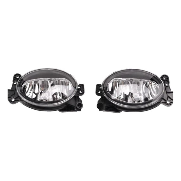 2002-2009 Mercedes G-Class Pair Front Fog Light Lamps With Bulbs A1698201556 A1698201656 Generic