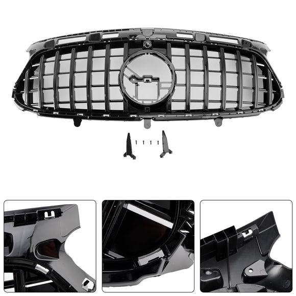 2020-2023 Mercedes Benz Classe GLA H247 GLA250 AMG Linea GTR Griglia Paraurti Anteriore Sostituzione Griglia Nera