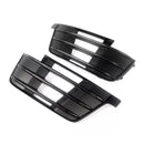 Audi Q7 S-Line 2016-2019 Front Bumper Fog Light Grille Lower Cover Black Grill-7