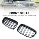 2009-2017 BMW Serie 5 GT F07 535i GT/550i GT/528i GT/540i GT Parrilla frontal tipo riñón Parrilla negra brillante-4