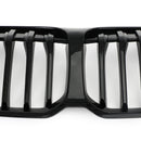 2019-2023 BMW F40 118i 120i 116d 118d M135i 1-Series Front Bumper Grill Gloss Black Grille-8