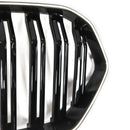 Grade preta brilhante do para-choque dianteiro para BMW X6 G06 M50i 2020-2022 com furo para câmera-8