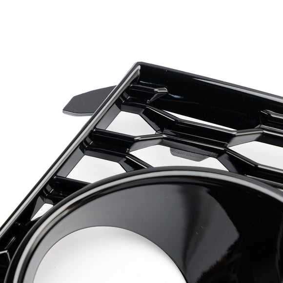 Audi RS7 2014–2018 Paar Frontstoßstangen-Nebelscheinwerfer-Lampenrahmen-Gitterabdeckungen