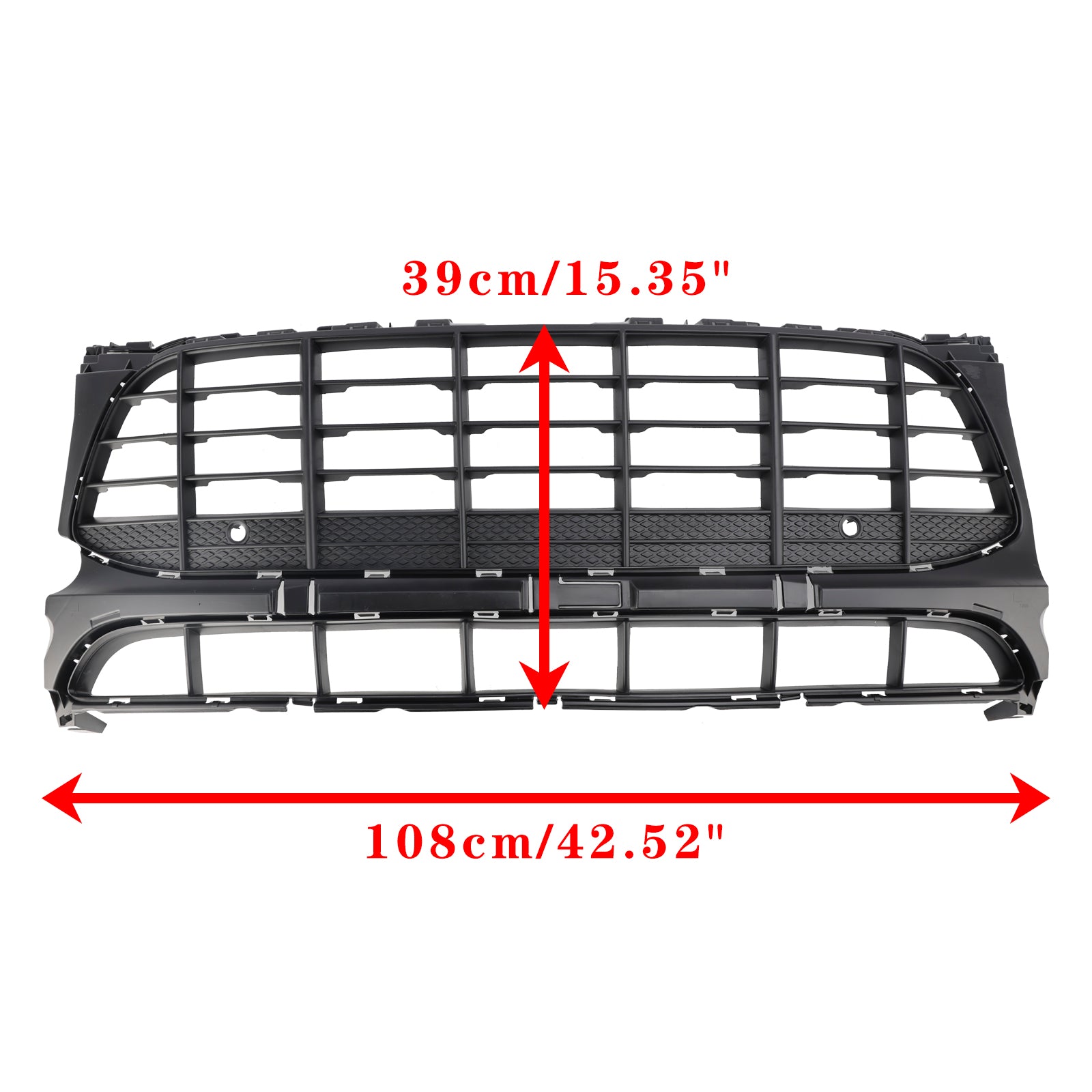 Grille de pare-chocs avant en maille noire pour Porsche Macan Base / S 2015-2018 95B807683H1E0 95B807683K1E0