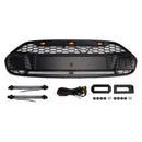 Calandre noire avec éclairage LED pour pare-chocs avant Ford Transit Connect Raptor 2014-2018 & Lettre-11