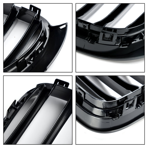 2014-2017 BMW X4 F26 xDrive28i/xDrive35i/xDrive20d/xDrive30d/xDrive35d Grille de pare-chocs avant Grille noire brillante