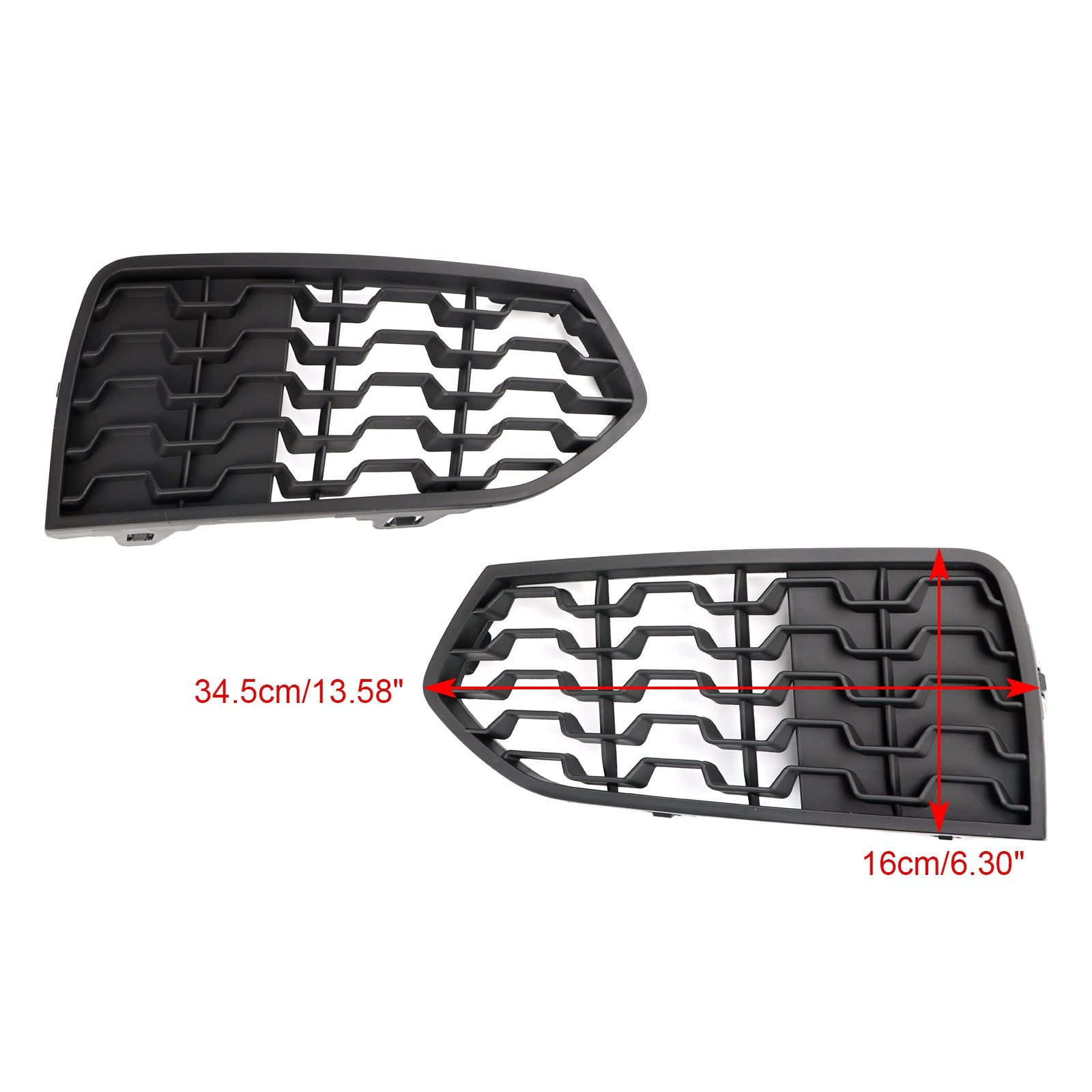 2012-2017 BMW Série 2 F22 F23 M Sport Pare-chocs Pare-chocs avant Grille de phare antibrouillard Grille noire