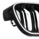 Double Slat Front Kidney Grille Grill Fit BMW 3 Series F30 F31 F35 2012-2019-9