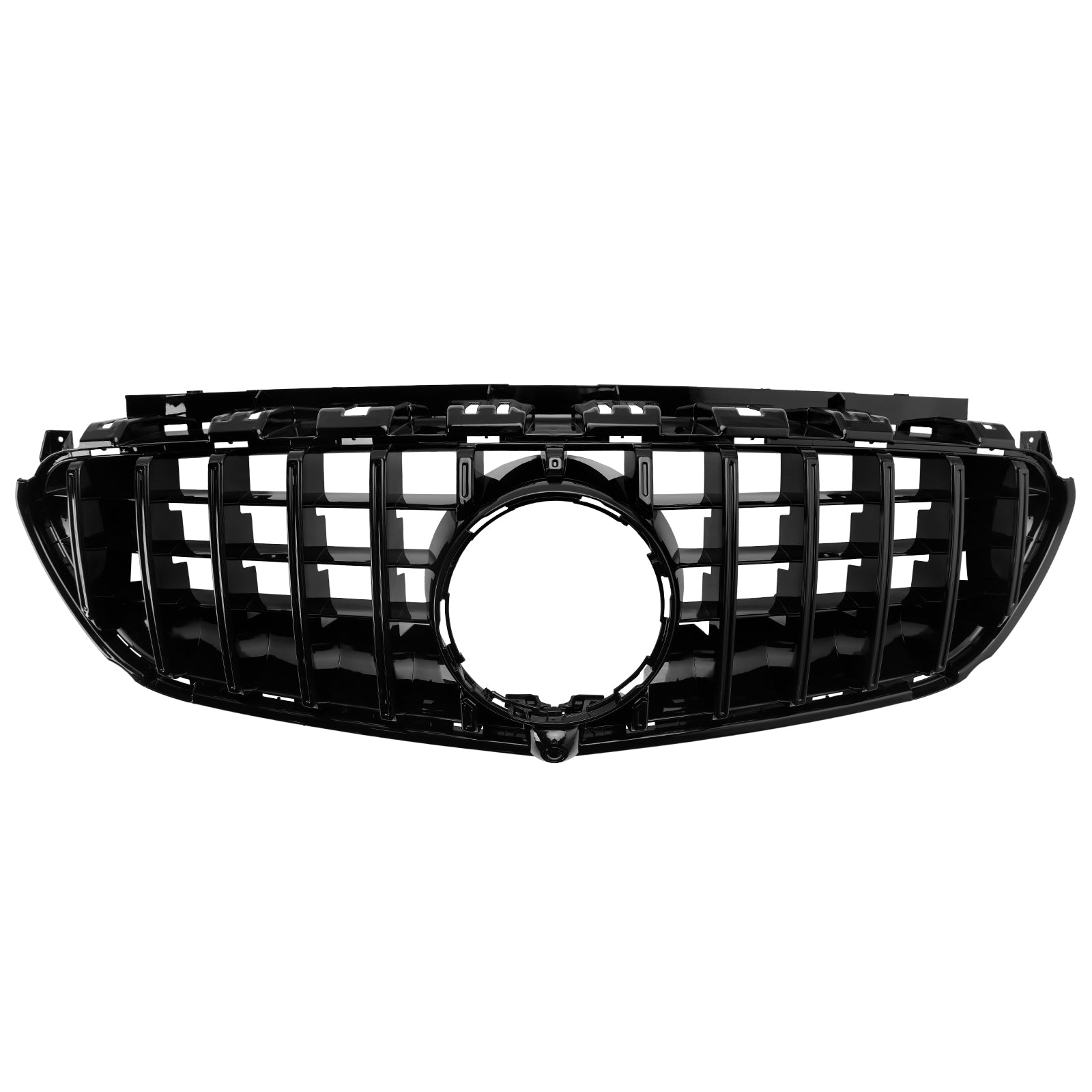 2016-2020 Mercedes Benz E Class W213 AMG E63 E63S GT Grill Front Glossy Black Grille Panamericana Style