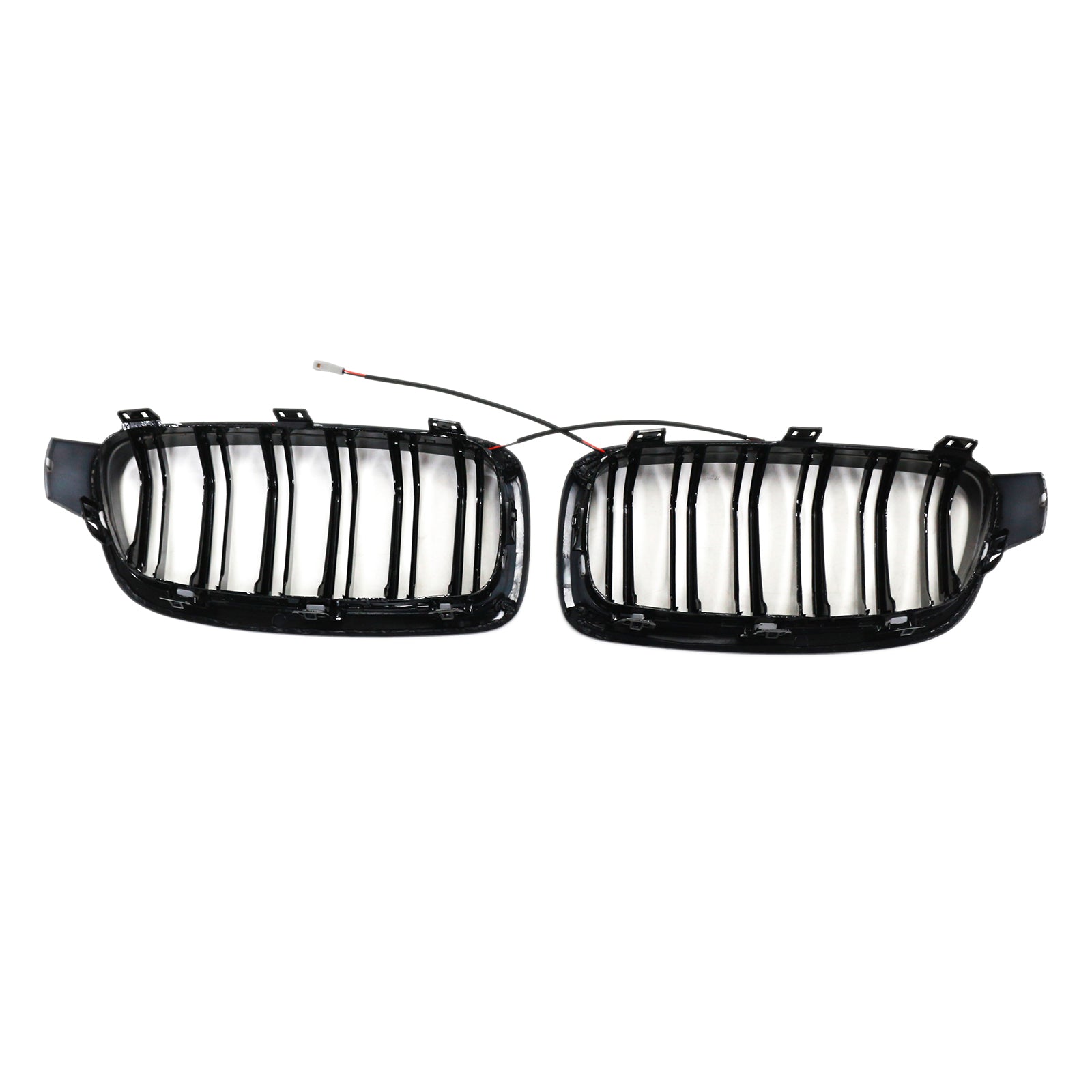 Double Slat Front Kidney Grille Grill Fit BMW 3 Series F30 F31 F35 2012-2019