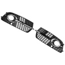 2013-2017 Audi Q5 S-Line SQ5 Grille de phare antibrouillard pour pare-chocs avant Grille chromée noire-16