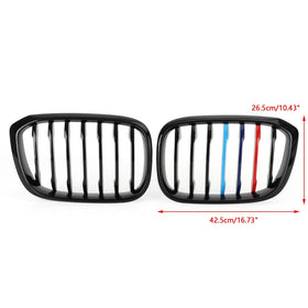 2018-2021 BMW X4 G02 xDrive30i/xDrive20d/xDrive30d/xDrive30e/M40i M-Color Grill Kidney Grille - 0