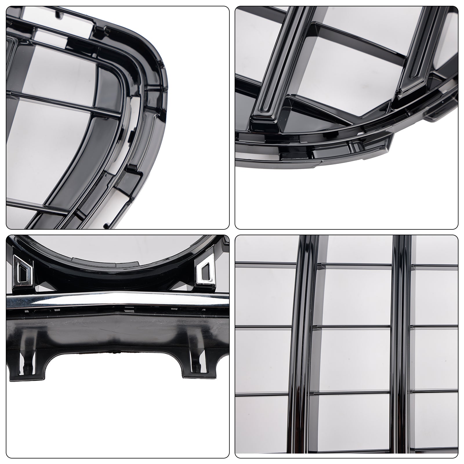 2015-2018 Mercedes Benz CLS-Klasse W218 C218 X218 GTR Style Grill Frontstoßstange Glänzend Schwarzer Kühlergrill