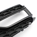 2013-2016 Audi A5 S-Line / S5 Pair Front Fog Lamp Black Trim Grills Grill Generic-9
