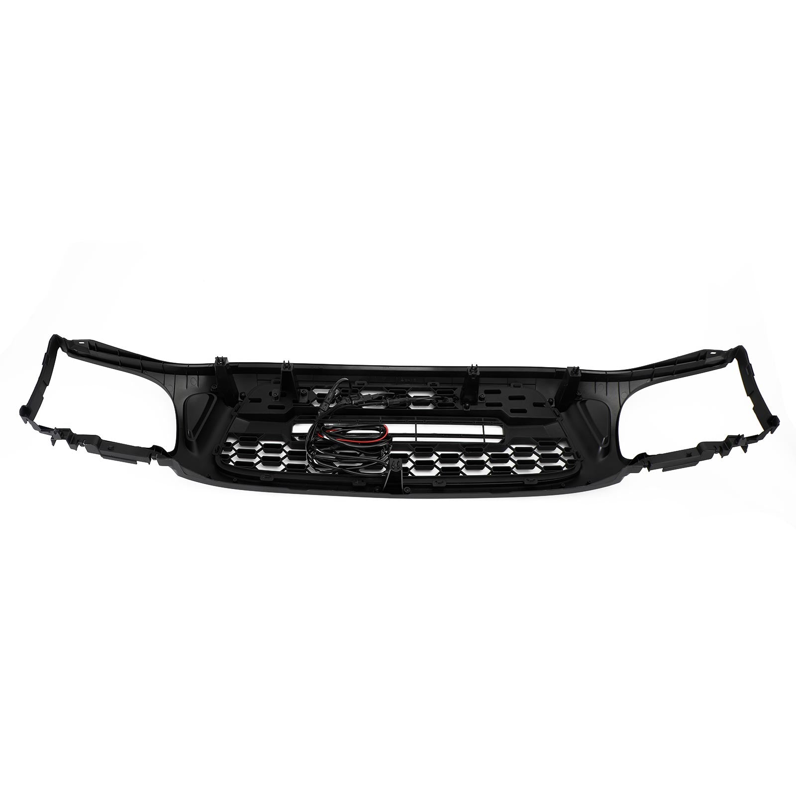 Grille de pare-chocs avant en nid d'abeille avec éclairage LED pour Toyota Tacoma 2001-2004 Grille noire de remplacement