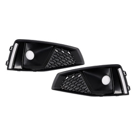 2018-2020 Audi A4 S-LINE/S4 B9 Griglia fendinebbia con finiture nere a nido d'ape Paraurti anteriore inferiore Griglia di copertura 8WD 807 6821 J 8WD 807 682 J