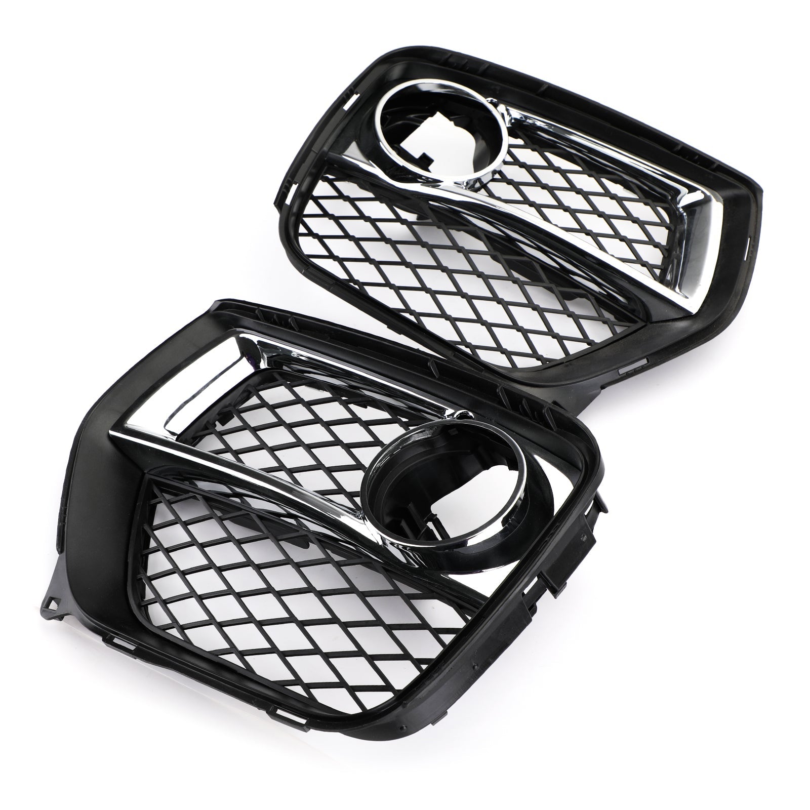 2012-2014 BMW X6 E71 xDrive35i/xDrive50i/xDrive30d/xDrive40d/M50d Front Bumper Closed Grid Fog Light Grille