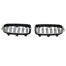 Double Slat Front Kidney Grille Grill Fit BMW 3 Series F30 F31 F35 2012-2019-16