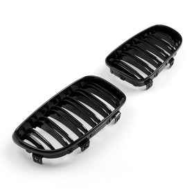 2008-2011 BMW Série 1 E81 E87 E82 E88 116i/118i/128i/135i/118d/120d/123d Calandre noire brillante - 0