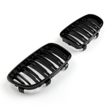2008-2011 BMW Série 1 E81 E87 E82 E88 116i/118i/128i/135i/118d/120d/123d Calandre noire brillante - 0