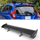 Aileron de course universel réglable en aluminium GT, aileron de coffre arrière noir 15 #-1