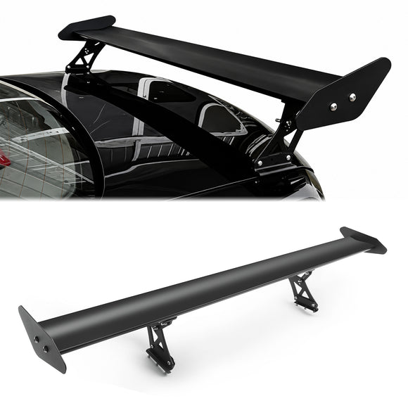 135 cm Universal-Luke, verstellbarer Aluminium-GT-Heckkofferraum-Racing-Spoilerflügel, Schwarz