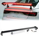 Universal Sedan Adjustable Aluminum Rear Trunk Wing Racing Spoiler With LED-1