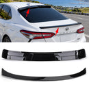 2018-2024 Toyota Camry LE SE XSE XLE Glossy Black Rear Spoiler Wings-1