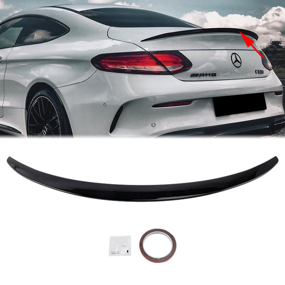 Mercedes-Benz C-Klasse (2014–2021) W205 C205 Coupé Heckspoiler in Schwarz glänzend