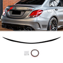 Mercedes-Benz C-Klasse (2014–2021) W205 Heckspoiler in glänzendem Schwarz, AMG C63-Stil-1