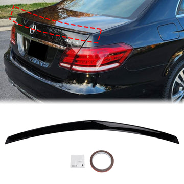 Glanzend zwarte achterspoiler voor Mercedes-Benz E-Klasse W212 2008-2016