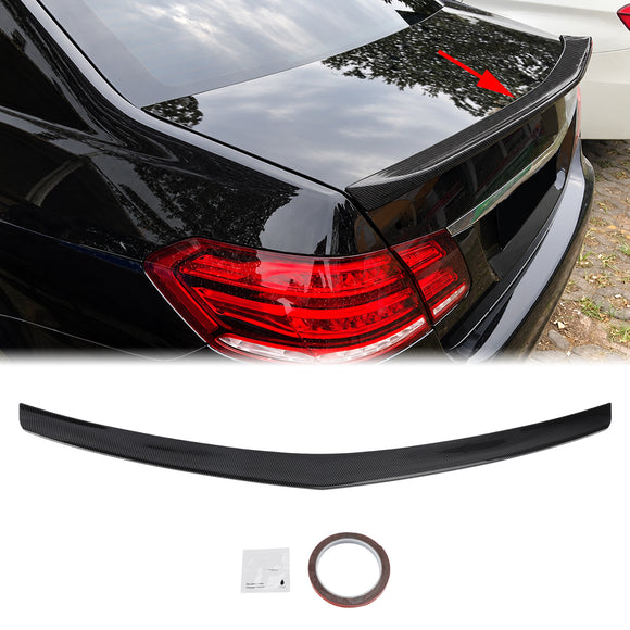2008-2016 Mercedes-Benz E-klass W212 Bakre bagageluckspoiler i kolfiberlook
